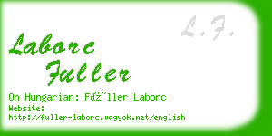 laborc fuller business card